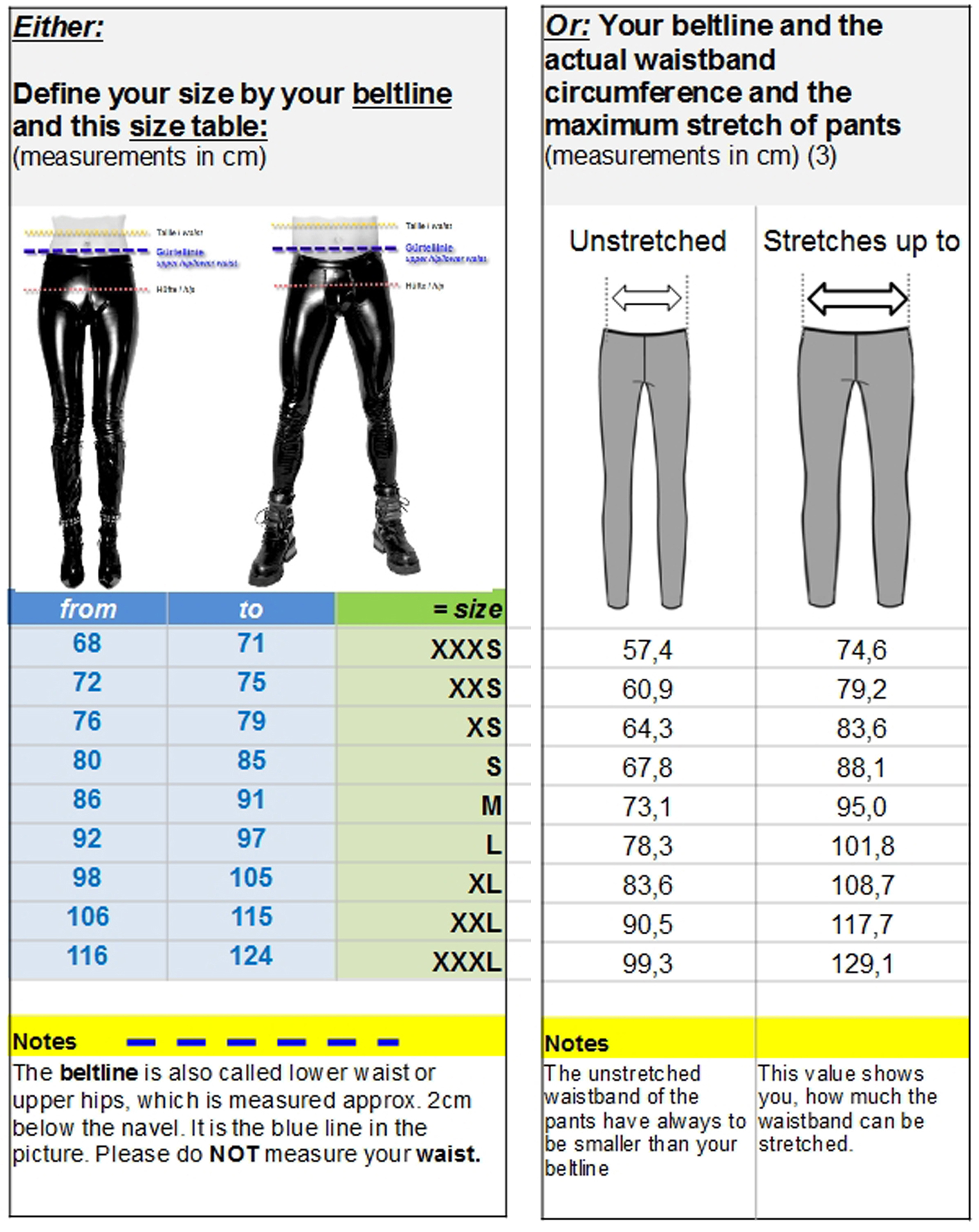 SLEEKCHEEK HL2AW CheekyWedge Leggings - QualitySpandex 190 - CUSTOM (L23D)
